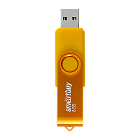 Флеш-накопитель Smartbuy Twist 8GB USB2.0 пластик желтый 
