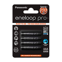Аккумулятор предзаряженный RTU Panasonic HR03 AAA BL4 NI-MH eneloop pro 950mAh CN (Китай) (4/48/576)