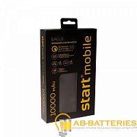 Внешний аккумулятор Старт P10MCQC-B EAGLE 10000mAh 2.1A 2USB черный  | Ab-Batteries | Элементы питания и аксессуары для сотовых оптом