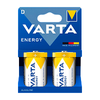 Батарейка Varta ENERGY LR20 D BL2 Alkaline 1.5V (4120) (2/12/60)
