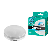 Лампа светодиодная Camelion GX53 9W 4500К 170-265V таблетка диммируемая матовая (1/10/100)