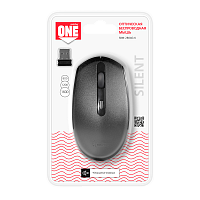 Мышь беспроводная Smartbuy 280AG классическая USB бесшумная черный (1/40)