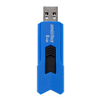 Флеш-накопитель Smartbuy Stream 8GB USB2.0 пластик синий 