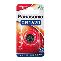 Батарейка Panasonic Power Cells CR1620 BL1 Lithium 3V в блистере (1/12/120) 