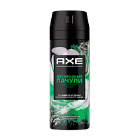 Дезодорант мужской AXE Изумрудный пачули 150мл парфюмированный (1/6)