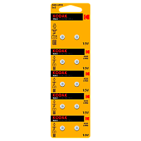 Батарейка Kodak G8/LR1120/LR55/391A/191 BL10 Alkaline 1.5V (10/100/1000)