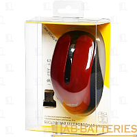 Мышь беспроводная Smartbuy 502AG классическая USB красный (1/120) 