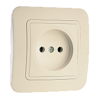 Розетка Makel Lillium 1гн. 16A кремовый 70222 (1/12)