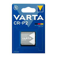 Батарейка Varta CR-P2 BL1 Lithium 6V (6204) (1/10/100)