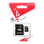 Карта памяти microSD Smartbuy 4GB Class10 10 МБ/сек с адаптером