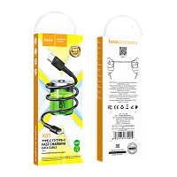 Кабель HOCO X83 Type-C (m)-Type-C (m) 1м 3.0A 60W ПВХ черный (1/33/330)