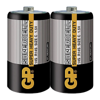 Батарейка GP GreenCell R14 C Shrink 2 Heavy Duty 1.5V (2/24/480) R