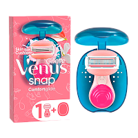Бритва Gillette "VENUS Comfortglide SNAP" 3 лезвия 1 кассета (1/4)