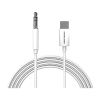 Кабель AUX MORE CHOICE UK22a Jack 3.5mm (m)-Type-C (m) 2.0м ПВХ белый (1/36/360)