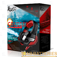 Наушники полноразмерные Smartbuy Rush CRUISER с микр. игровые черный красный (1/20) 