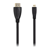 Кабель Smartbuy K-318 HDMI (m)-microHDMI (m) 1.8м силикон ver.1.4 черный (1/25)