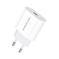 Сетевое З/У Borofone BA61A Type-C 2.1A белый (1/35/140)