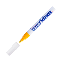 Маркер промышленный MunHwa PAINT MARKER PM-08 4.0мм нитрокраска желтый (1/12/576) 