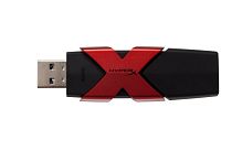 Флеш-накопитель Kingston HyperX Savage HXS3 64GB USB3.1 пластик черный красный