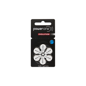 Батарейка PowerOne ZA675 Evolution BL6 Zinc Air 1.45V (6/60/300)