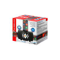 Фонарь налобный Ultraflash E1334 4W 1LED+COB от аккумулятора IP20 4 режима черный (1/50)