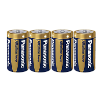 Батарейка Panasonic Alkaline power LR20 D Shrink 4 1.5V (4/24/120)