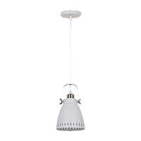 Светильник потолочный Camelion PL-428S-1 New York 40W 230V E27 подвес хром белый (1/12)