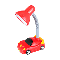 Светильник настольный Camelion KD-383 40W 230V E27 на основании красный (1/12)