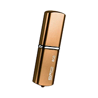 Флеш-накопитель Silicon Power LuxMini 720 8GB USB2.0 пластик бронзовый 