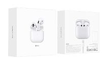 Наушники вставные Borofone BW02 bluetooth 5.0 с микр. белый 
