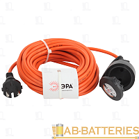 Удлинитель силовой ЭРА UPx 1р.Б/З 6A 10.0м ПВС 2x0.75мм² IP44 (1/15/360)