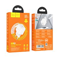 Сетевое З/У HOCO N32 Type-C 30W PD3.0 белый (1/13/130)