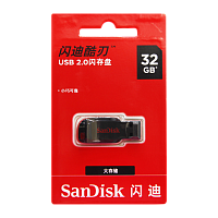 Флеш-накопитель SanDisk Cruzer Blade CZ50 32GB USB2.0 пластик CN (Китай) черный (1/50) 