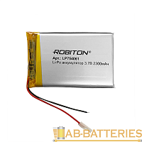 Аккумулятор ROBITON LP754061 3.7В 2300мАч PK1 1/10/250