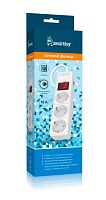 Сетевой фильтр Smartbuy SBSP-3-18-W 3р.С/З 16A 1.8м белый