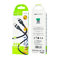 Кабель HOCO X109 USB (m)-Type-C (m) 1м 3.0A силикон черный (1/31/310)