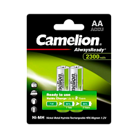 Аккумулятор предзаряженный RTU Camelion HR6 AA BL2 NI-MH Always Ready 2300mAh (2/24/384)