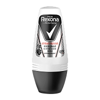 Дезодорант мужской Rexona Невидимый на Черном и Белом роликовый 50мл антибакт. (1/6)