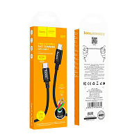 Кабель HOCO X89 Type-C (m)-Type-C (m) 1м 3.0A 60W нейлон черный (1/420)