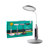 Светильник настольный Camelion KD-862 10W IP20 на основании сенс. белый (1/6)