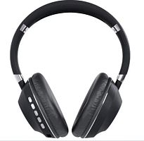 Наушники накладные MORE CHOICE HW34S bluetooth 5.1 с микр. фонарик черный