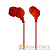 Наушники внутриканальные Smartbuy Color Trend красный (1/40/320)