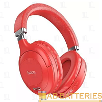 Наушники полноразмерные HOCO W32 bluetooth 5.0 с микр. классические красный (1/20/40) 