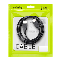 Кабель Smartbuy K-351 HDMI (m)-HDMI (m) 5.0м силикон ver.1.4 черный (1/50)