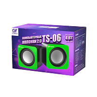 Колонки GFPower TS-06 4W зеленый (1/100)