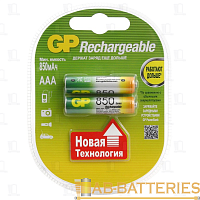 Аккумулятор бытовой GP HR03 AAA BL2 NI-MH 850mAh в бумажной упаковке (2/28/224)