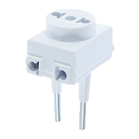 Сетевой переходник Старт универсальный 3р.Б/З белый (1/64)