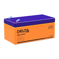 Аккумулятор свинцово-кислотный Delta DTM 12032 12V 3.2Ah (1/10)
