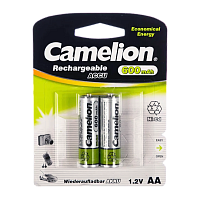 Аккумулятор бытовой Camelion HR6 AA BL2 NI-CD 600mAh  (2/24/480)