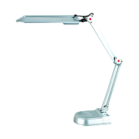 Светильник настольный Camelion KD-017A 11W 230V 2G7 на основании +лампа серебряный (1/6)
